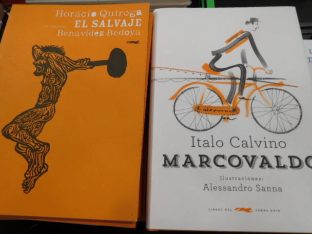 On the right, an Italian title translated into Spanish